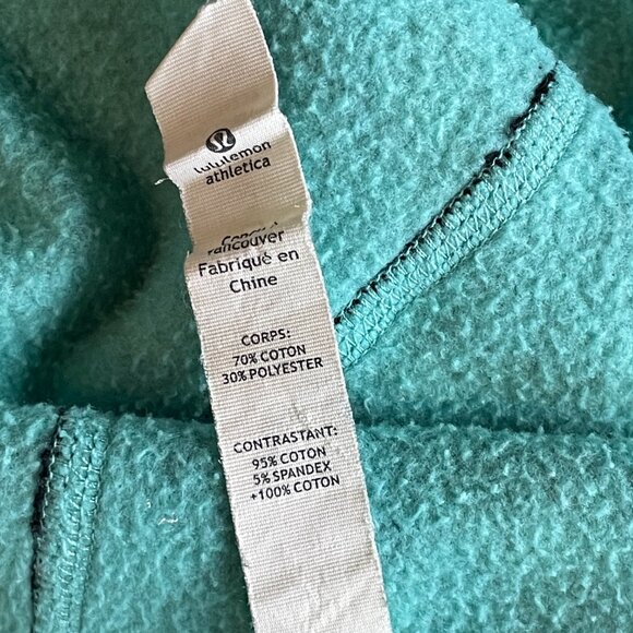 Lululemon Special edition cable knit Scuba Zip Hoodie-Size 2 - Picture 8 of 13